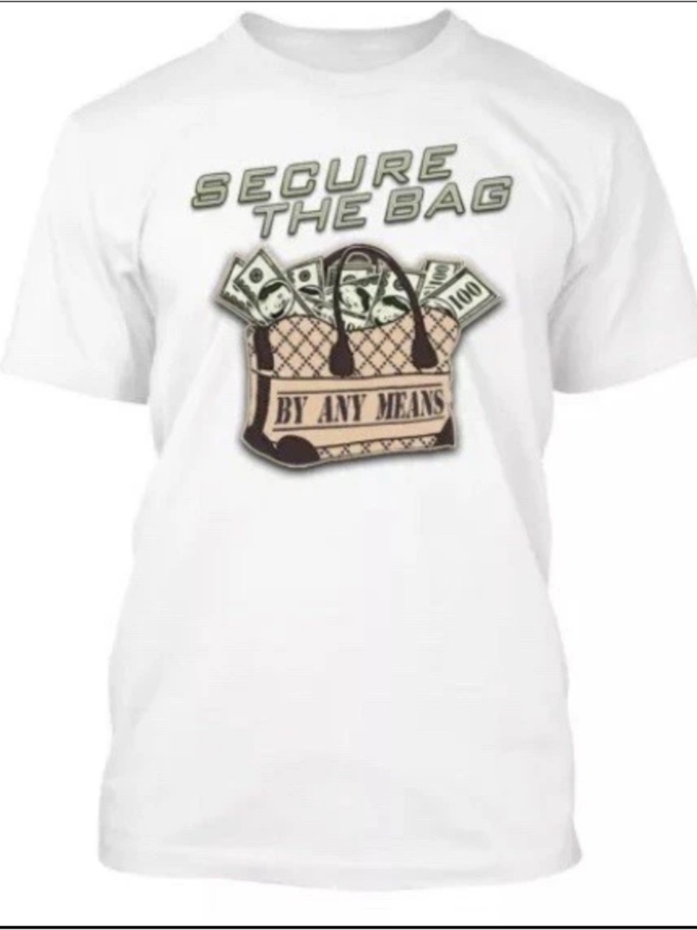 Secure the Bag Tee Shirt to Match Air Jordan 10 Duck Camo Pro Club T Shirt size